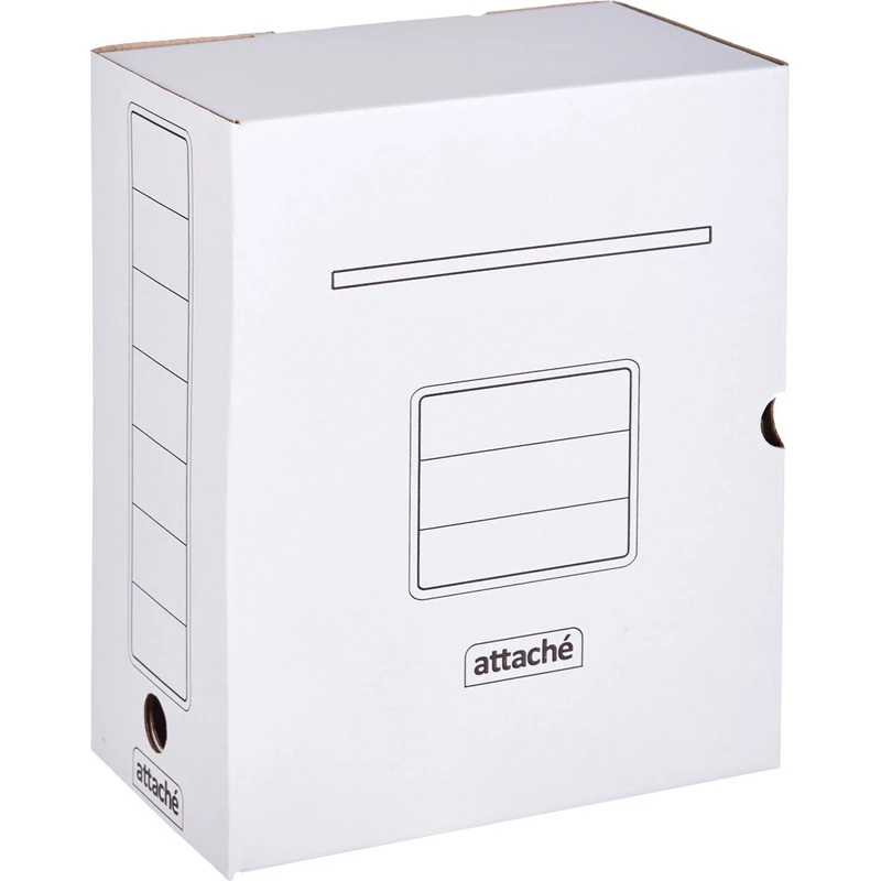 Короб архивный белый ATTACHE 150мм гофрокартон, 5шт.уп Короб архивный белый ATTACHE 150мм гофрокартон, 5шт.уп