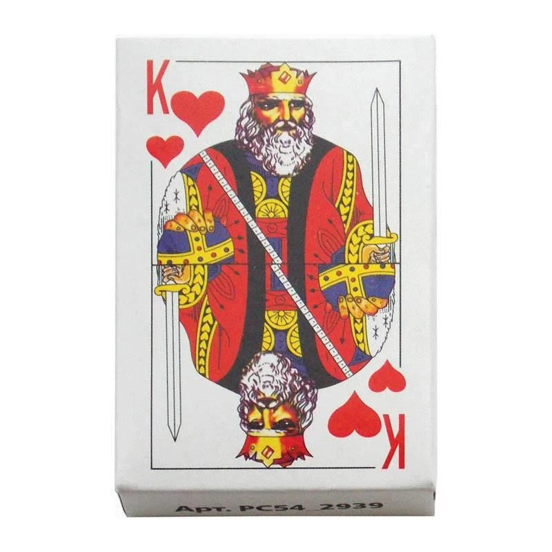 Карты игральные 54л., с пластиковым покрытием: PC54_2939 штр.:  4680211009397