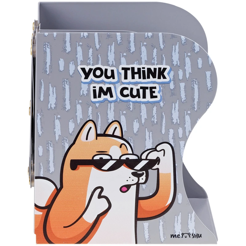 Подставка для книг MESHU "Good Boy", 3 отделения, раздвижная