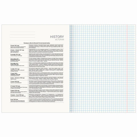 Тетрадь предметная "КЛАССИКА NEW" 48 л., обложка картон, ИСТОРИЯ,