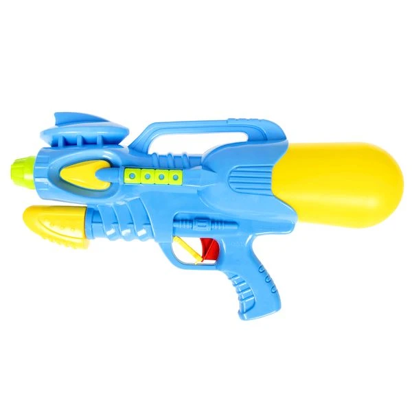 Водный пистолет с помпой Bondibon "Наше Лето", РАС 25х53х8 см, синий,