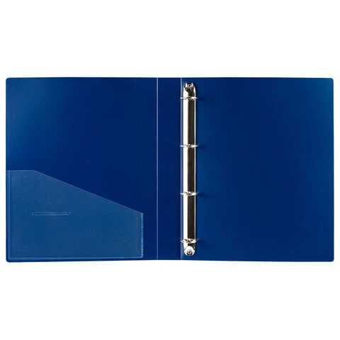 Папка на 4 кольцах, ширина 40 мм, BRAUBERG EXTRA, до 300 листов, СИНЯЯ, 0,8 мм, Папка на 4 кольцах, ширина 40 мм, BRAUBERG EXTRA, до 300 листов, СИНЯЯ, 0,8 мм,