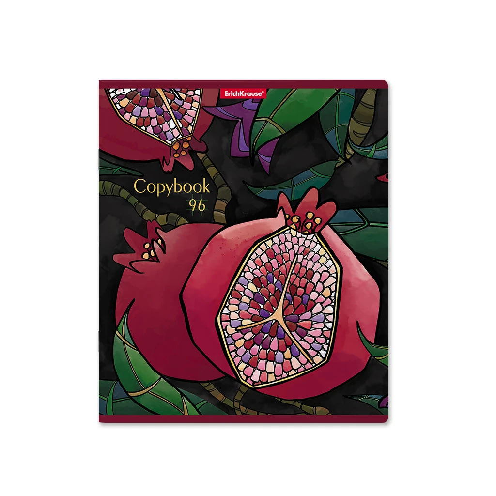 Тетрадь общая ученическая ErichKrause® Juicy Granate, 96 листов, клетка, Тетрадь общая ученическая ErichKrause® Juicy Granate, 96 листов, клетка,