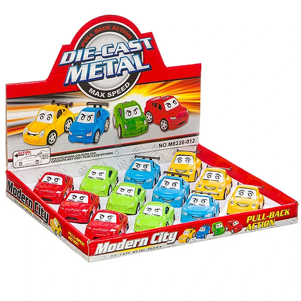 Набор инерц. метал. машин, D/B 12 шт.,4 вида Набор инерц. метал. машин, D/B 12 шт.,4 вида