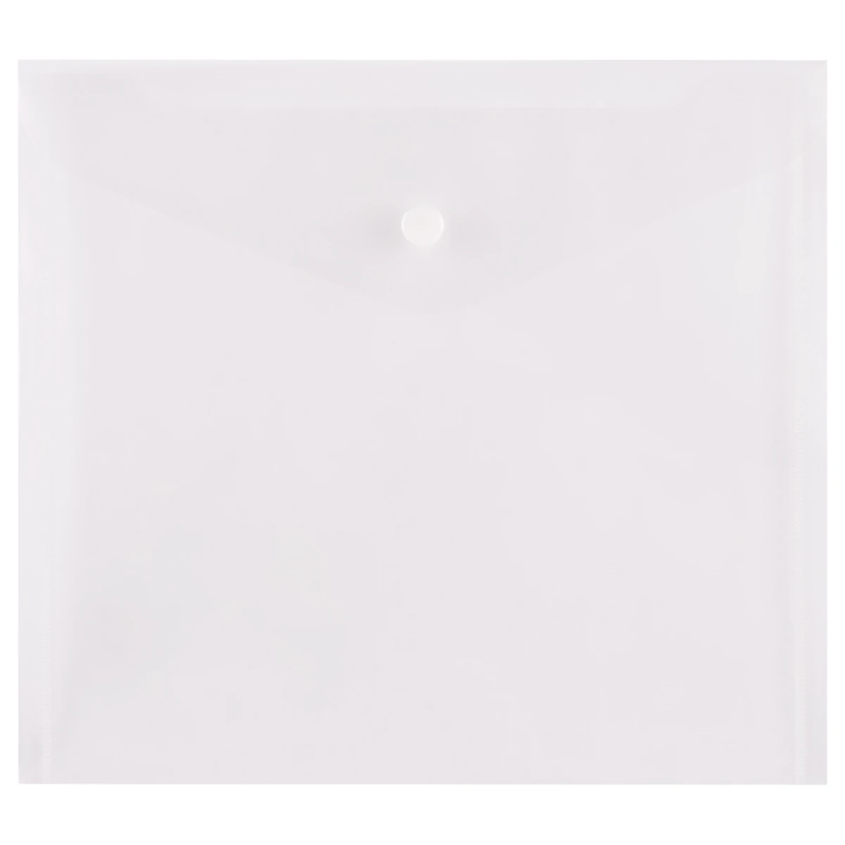 Папка-конверт на кнопке СТАММ А5+, 150мкм, пластик, прозрачная, бесцветная Папка-конверт на кнопке СТАММ А5+, 150мкм, пластик, прозрачная, бесцветная