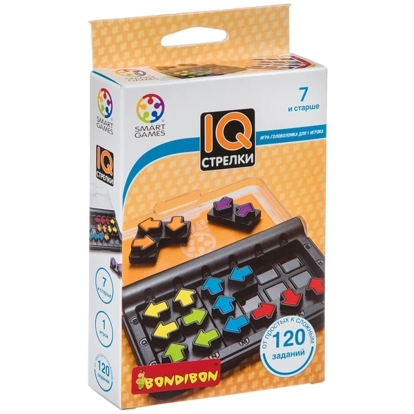 Логическая игра Bondibon IQ-Стрелки, арт. SG 424 RU Логическая игра Bondibon IQ-Стрелки, арт. SG 424 RU