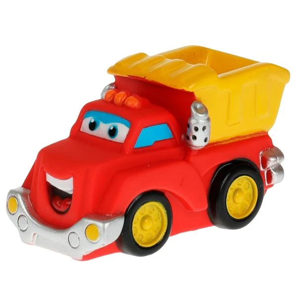 Игрушка пластизоль для ванны грузовичок сетка с хэнг-тэгом КАПИТОШКА