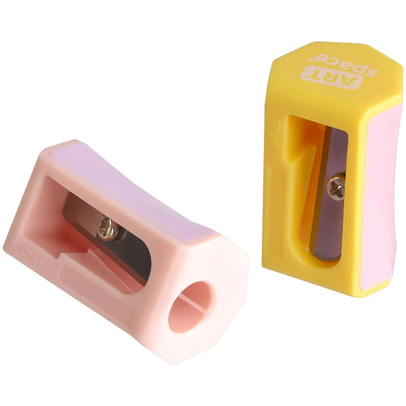 Точилка пластиковая ArtSpace "Spin", 1 отверстие, ассорти Точилка пластиковая ArtSpace "Spin", 1 отверстие, ассорти