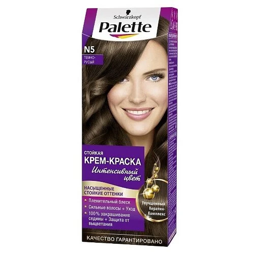 Краска для волос Palette N5 Тёмно-русый , 1 шт