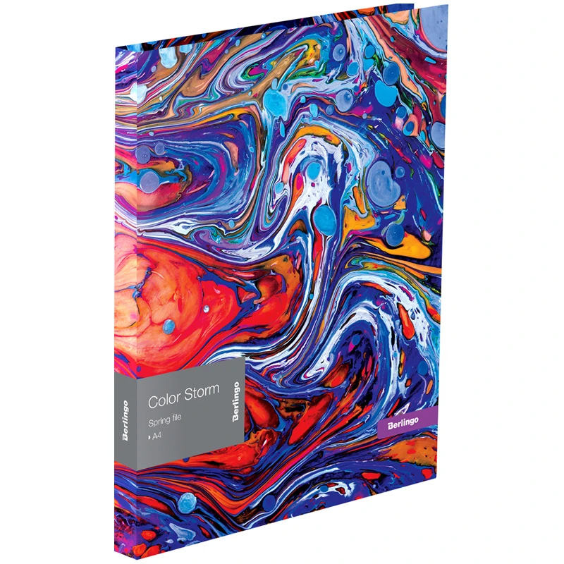 Папка с пружинным скоросшивателем Berlingo "Color Storm", 17мм, Папка с пружинным скоросшивателем Berlingo "Color Storm", 17мм,