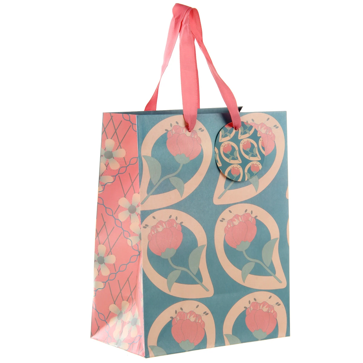 Подарочный пакет средний 17.8X22.9X9.8 см, ламинированный