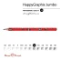 КАРАНДАШ ЧЕРНОГРАФИТОВЫЙ "HappyGraphix Jumbo. Fresh & fruity.