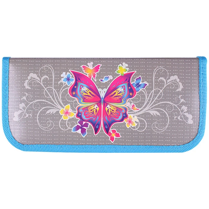 Пенал 1отдел. 190* 90мм Цветная бабочка Пенал 1отдел. 190* 90мм Цветная бабочка