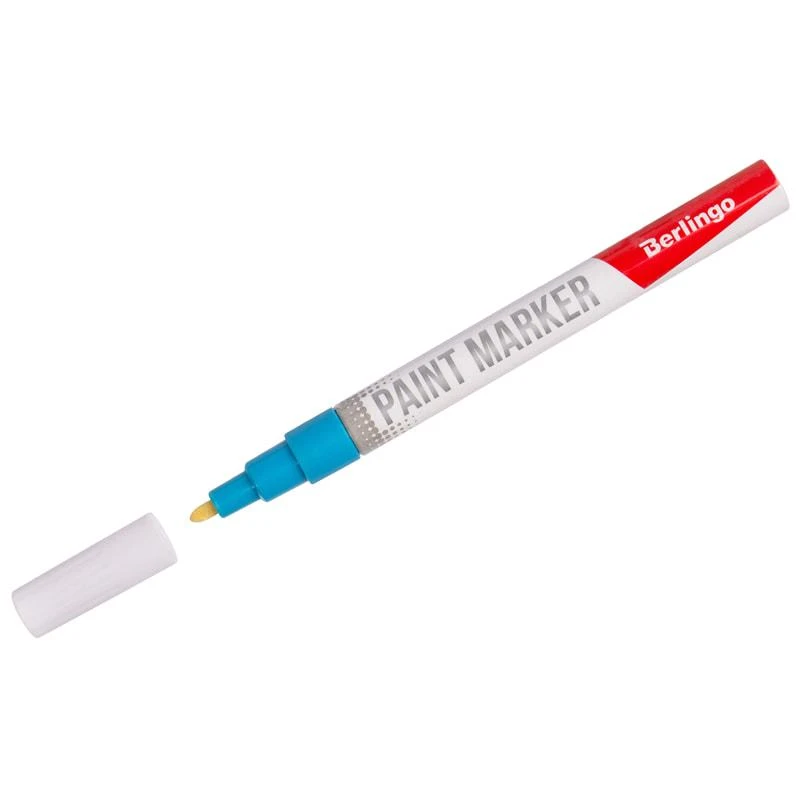 Маркер-краска Berlingo, 2мм, синяя, нитро-основа. BMk_02202