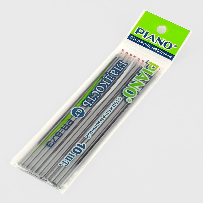 Стержень шариковый 140мм синий на масляной основе "Piano"