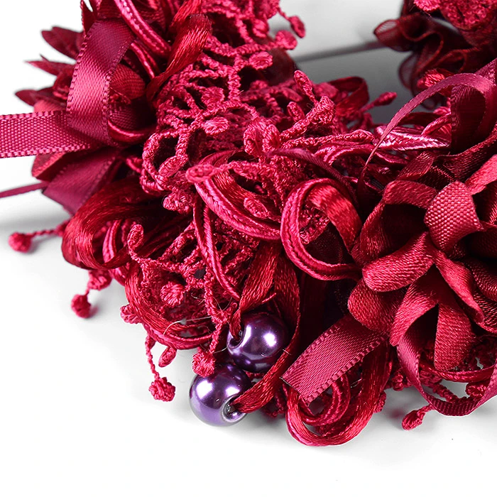 Резинка для волос декоративная объемная в ассортименте