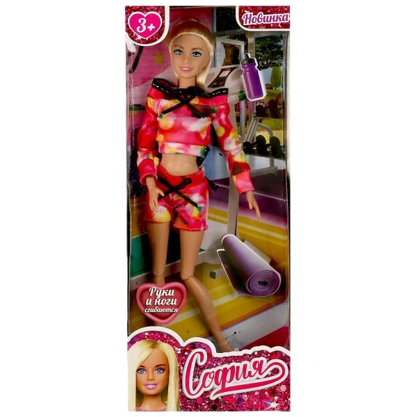 Кукла 29 см София, руки и ноги сгиб, акс, кор КАРАПУЗ