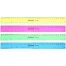 Линейка 30см пластиковая цветная