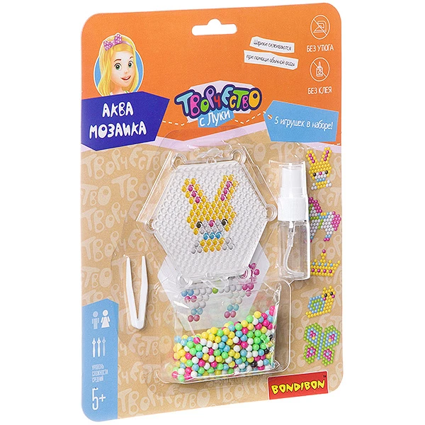 Набор для творчества BONDIBON. Аквамозаика (набор для девочек) Набор для творчества BONDIBON. Аквамозаика (набор для девочек)
