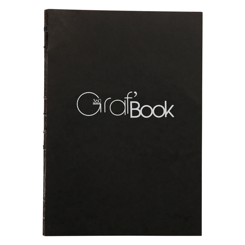 Скетчбук 100л. А4 на сшивке Clairefontaine "Graf'Book 360°", 100г/м2