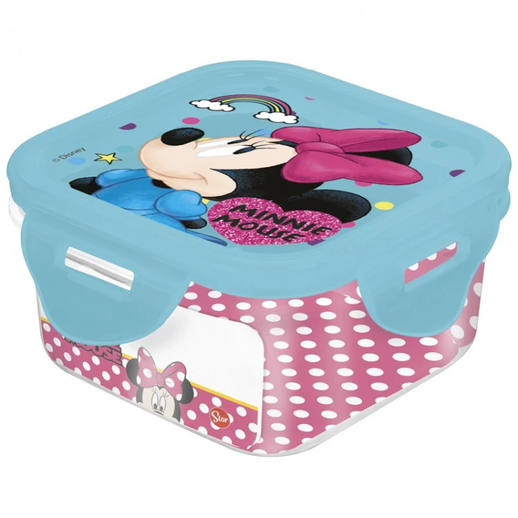 Контейнер пластиковый (квадратный, 290 мл). Минни Электрическая кукла Контейнер пластиковый (квадратный, 290 мл). Минни Электрическая кукла