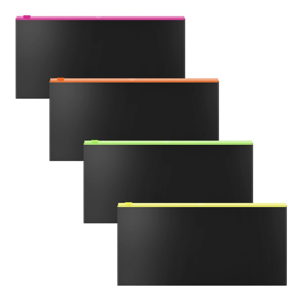 Zip-пакет пластиковый Erich Krause® Matt Accent, Travel, ассорти (в пакете по 12