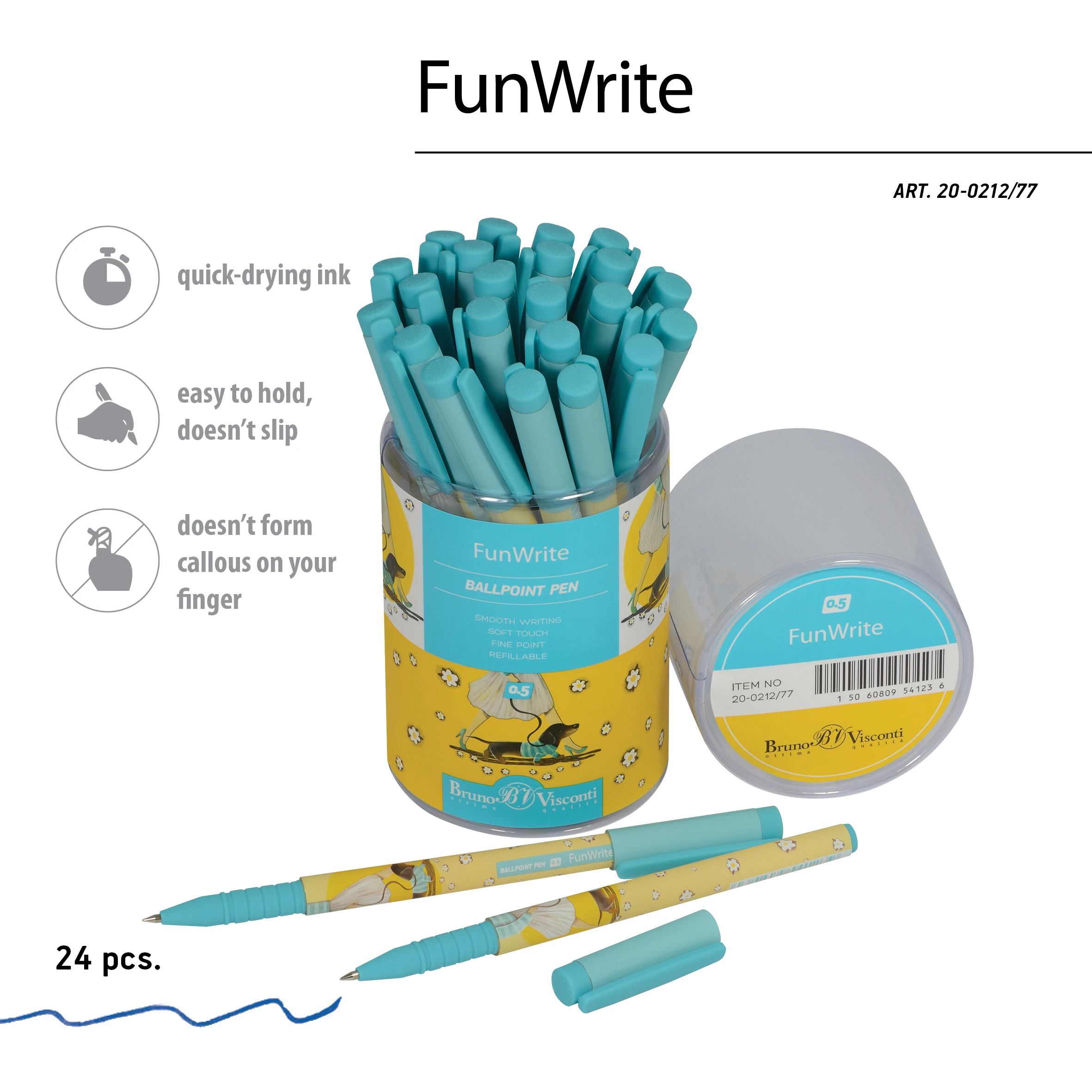 РУЧКА "FunWrite. Городская прогулка. Такса" ШАРИКОВАЯ, 0.5 ММ, СИНЯЯ РУЧКА "FunWrite. Городская прогулка. Такса" ШАРИКОВАЯ, 0.5 ММ, СИНЯЯ