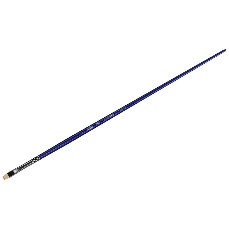 Кисть художественная, синтетика упругая, Гамма "Манеж", плоская,