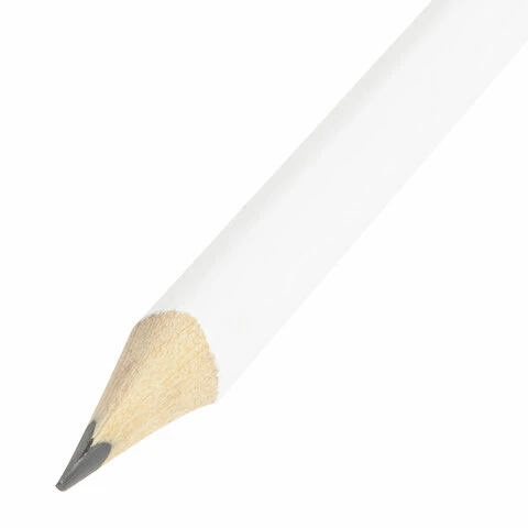 Карандаш чернографитный BRAUBERG "Black&White", 1 шт., HB, корпус Карандаш чернографитный BRAUBERG "Black&White", 1 шт., HB, корпус