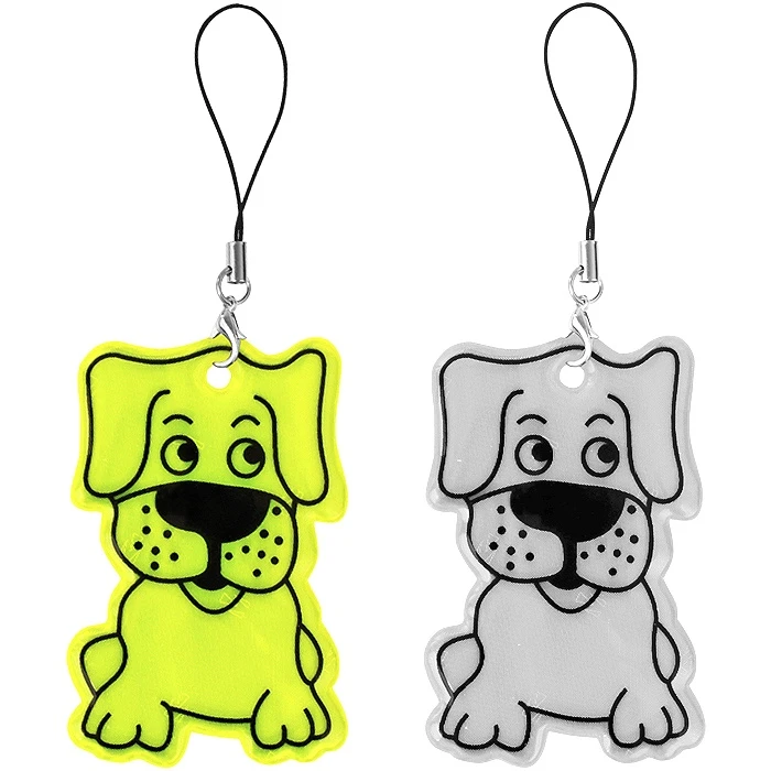 Светоотражающий брелок собака Светоотражающий брелок собака