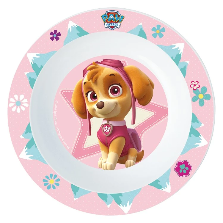 Миска пластиковая (для СВЧ). Щенячий патруль. Девочка
