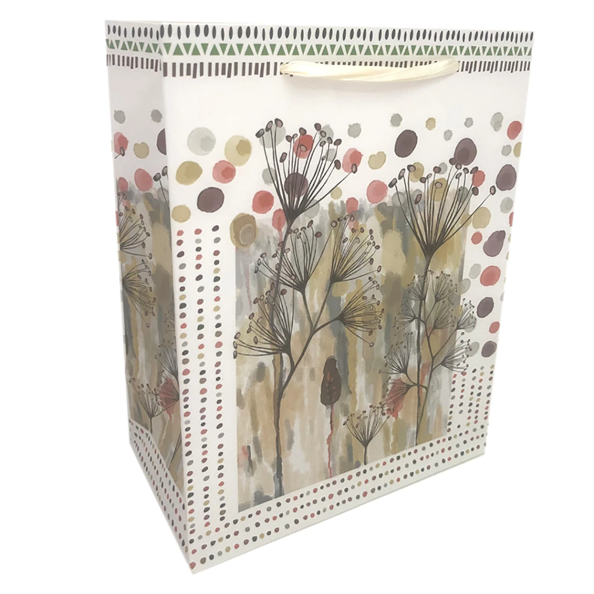 Подарочный пакет средний 17.8X22.9X9.8 см, ламинированный
