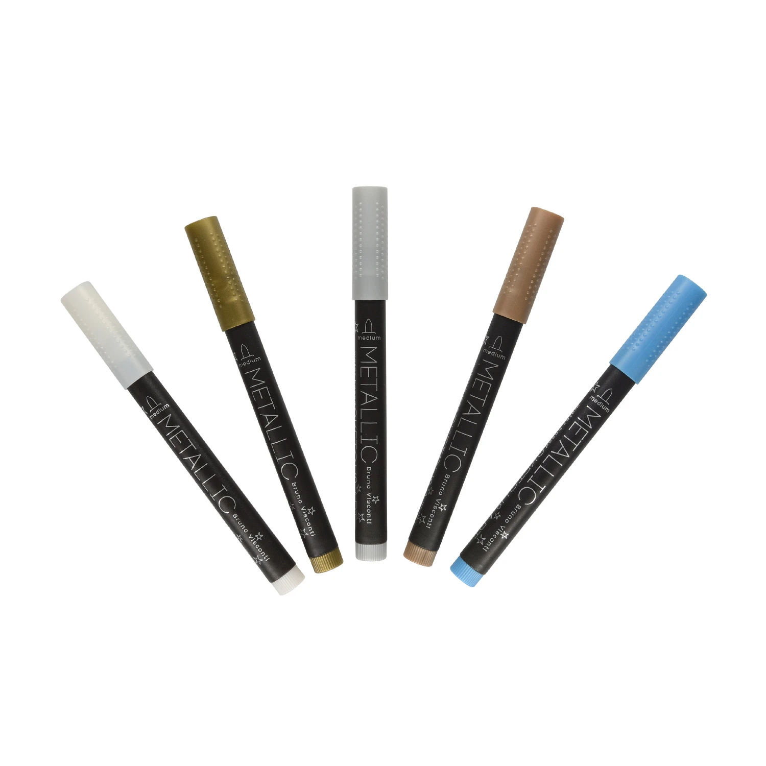 НАБОР МАРКЕРОВ МЕТАЛЛИК "SKETCH&ART" 5 ЦВ.