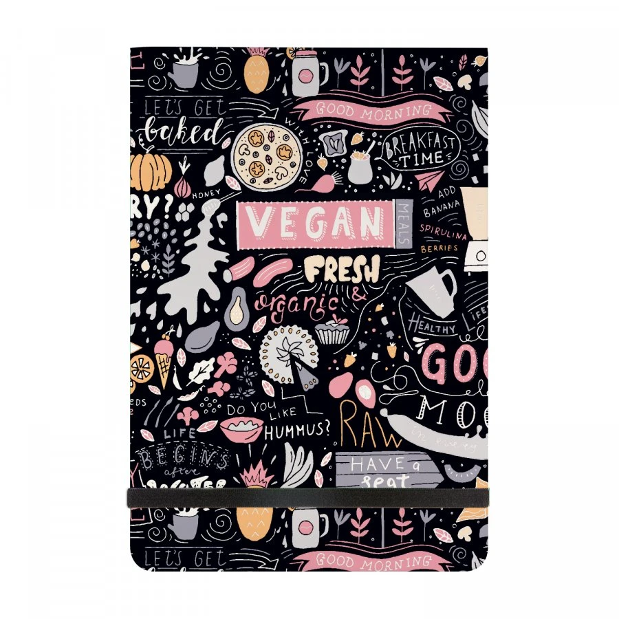 НАБОР ПОДАРОЧНЫЙ "MEGAPOLIS JOURNAL. VEGAN. АРОМАТНЫЙ КОФЕ" (ЗАПИСНАЯ