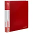 Папка на 4 кольцах, ширина 25 мм, BRAUBERG EXTRA, до 170 листов, КРАСНАЯ, 0,7