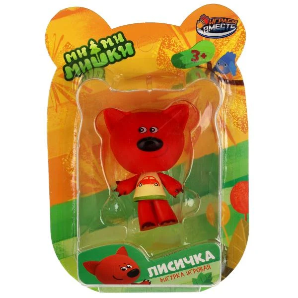 Фигурка Лисичка Ми-ми-мишки 8 см, на блистере ИГРАЕМ ВМЕСТЕ