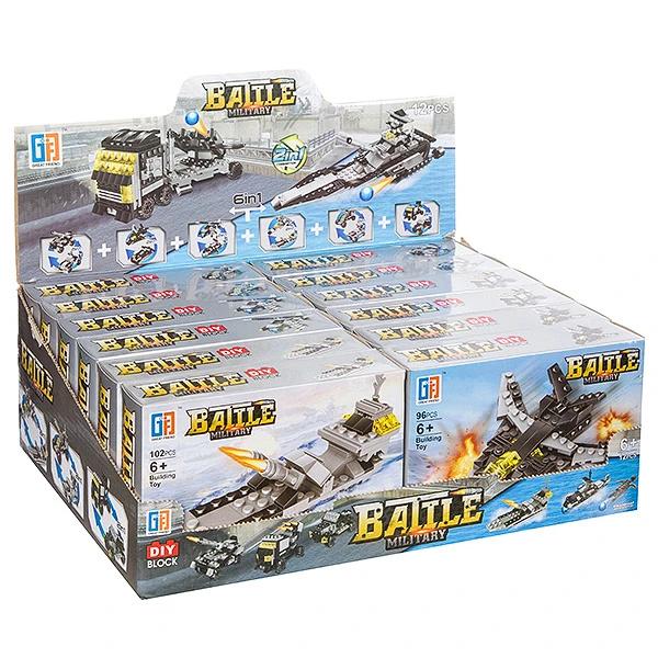 Набор конструкторов BATTLE 2 в 1, 6 видов, арт.123-60/66 Набор конструкторов BATTLE 2 в 1, 6 видов, арт.123-60/66
