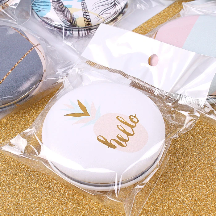 Зеркало складное круглое d-7см двойное на магните ассорти Зеркало складное круглое d-7см двойное на магните ассорти