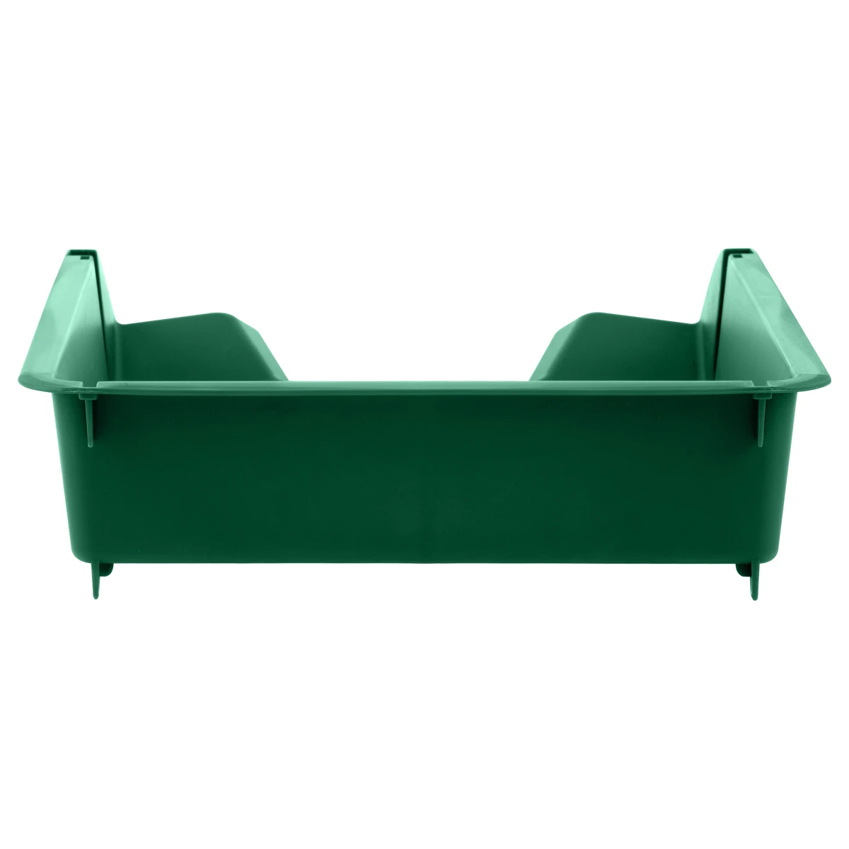 Лоток для бумаг горизонтальный СТАММ "Лидер", зеленый Лоток для бумаг горизонтальный СТАММ "Лидер", зеленый