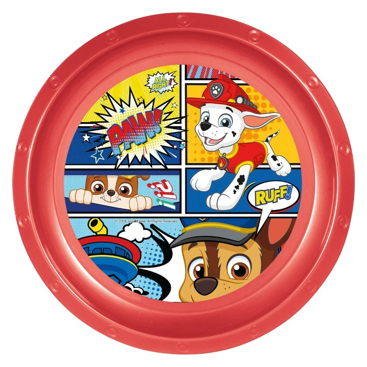 Тарелка пластиковая. Щенячий патруль. Веселый Тарелка пластиковая. Щенячий патруль. Веселый