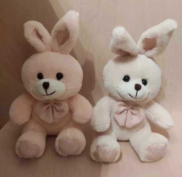 Игрушка мягкая дисплей "зайчики", 14см,без чипа, 8шт в дисп Игрушка мягкая дисплей "зайчики", 14см,без чипа, 8шт в дисп