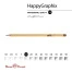 КАРАНДАШ ЧЕРНОГРАФИТОВЫЙ "HappyGraphix" ЩЕНОК С БУКЕТОМ НВ