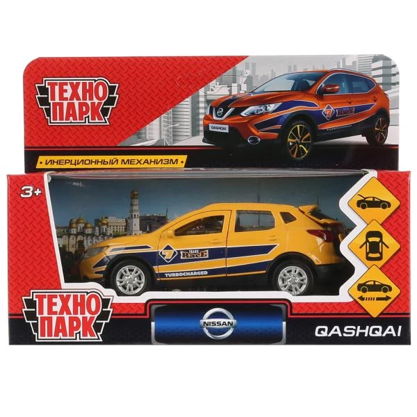 Машина металлическая "NISSAN QASHQAI СПОРТ" 12см, открыв. двери,