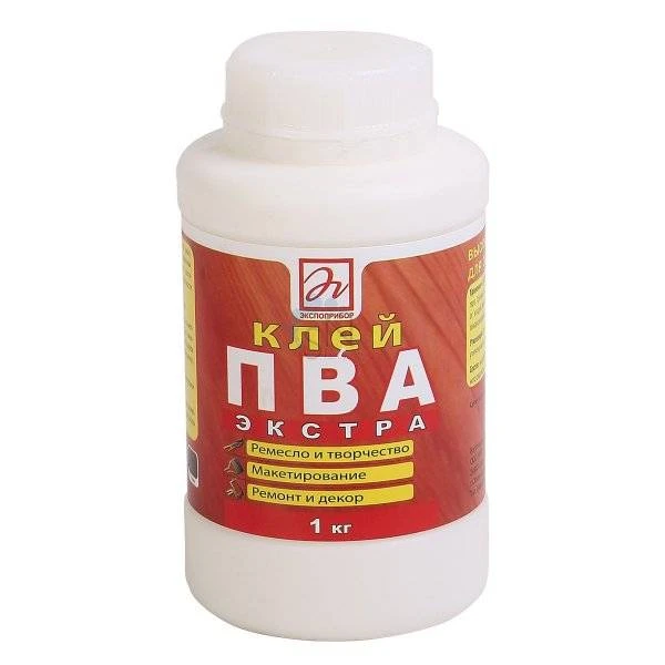 Клей ПВА ЭКСТРА,1кг: ПВА-1000 штр.: 4603327002199