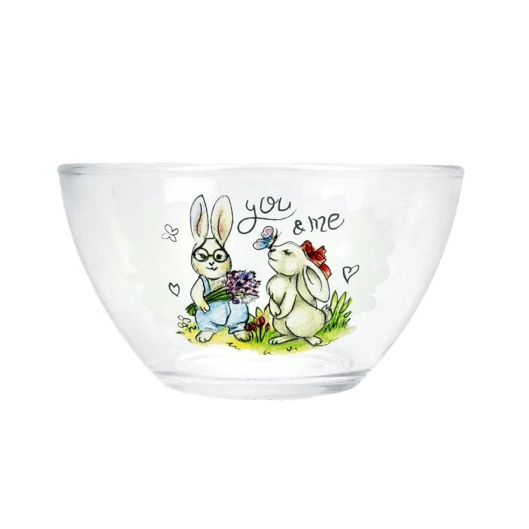 Салатник "Кроль-Вилль", Любовь в сердце, 11 см, стекло Салатник "Кроль-Вилль", Любовь в сердце, 11 см, стекло