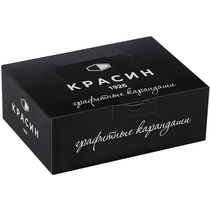 Карандаш чернографитный Красин "Конструктор" 6М (6B) шестигран., Карандаш чернографитный Красин "Конструктор" 6М (6B) шестигран.,