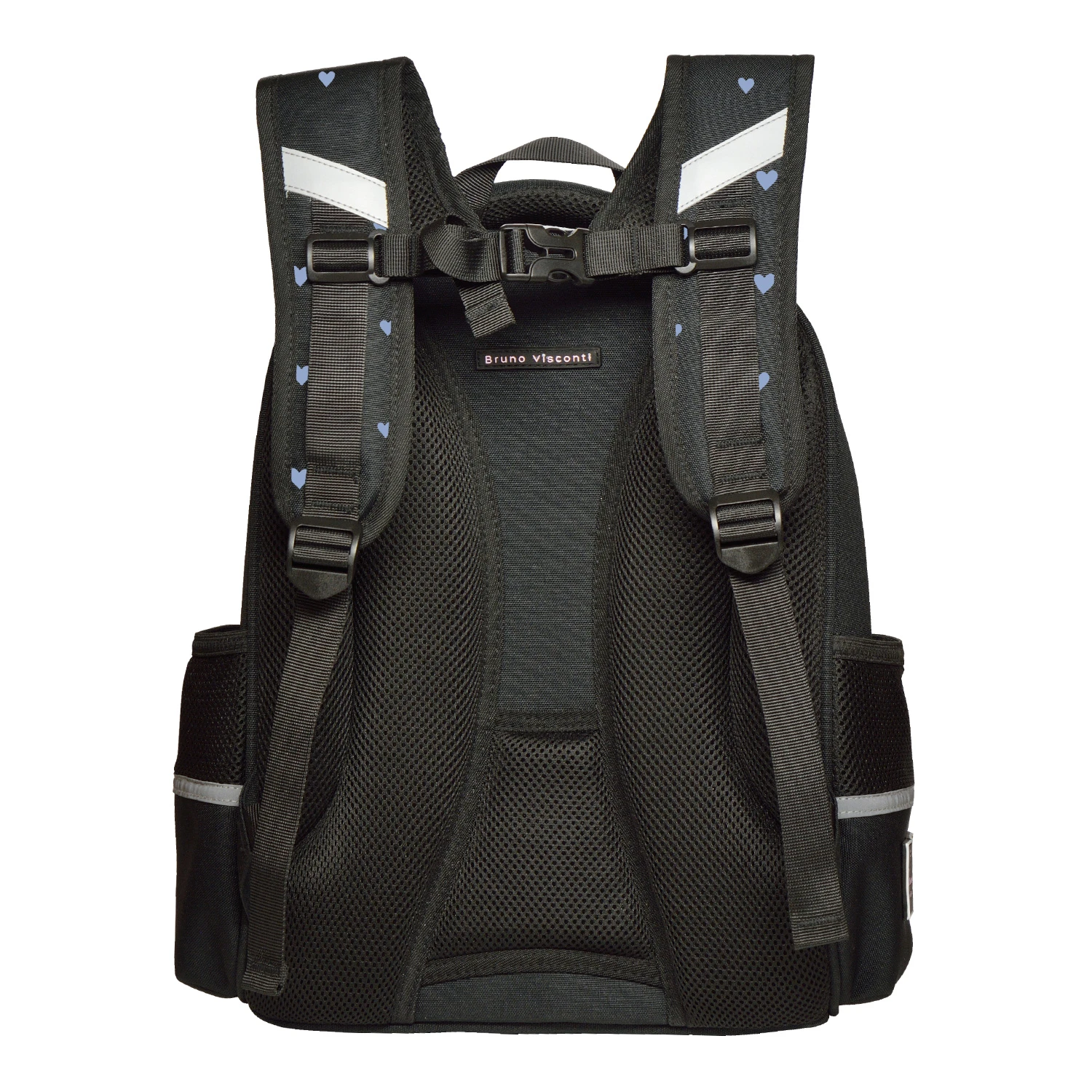 РЮКЗАК-КАПСУЛА ЧЕРНЫЙ С ЭРГОНОМИЧНОЙ СПИНКОЙ "МИЛЫЙ СЛОНИК"