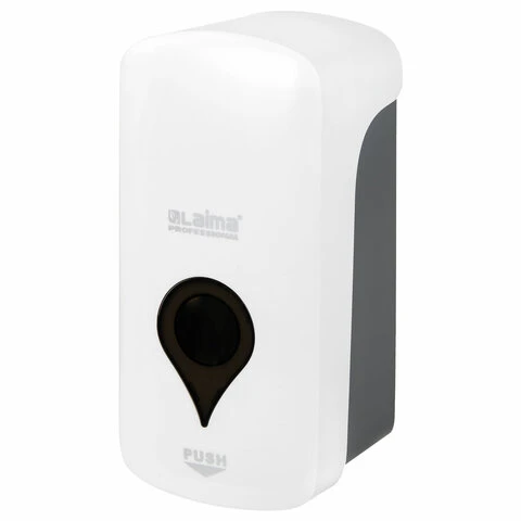 Дозатор для жидкого мыла ULTRA LAIMA PROFESSIONAL, НАЛИВНОЙ, 1 л, белый, Дозатор для жидкого мыла ULTRA LAIMA PROFESSIONAL, НАЛИВНОЙ, 1 л, белый,