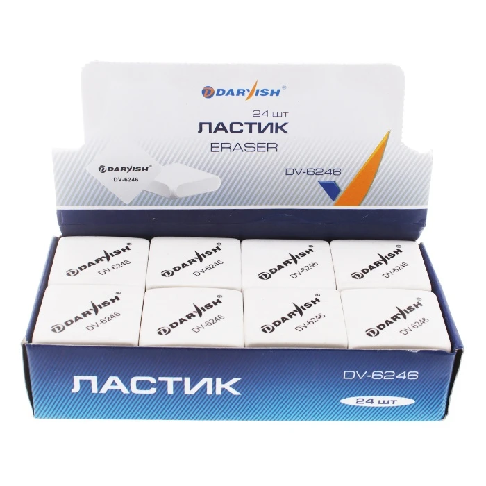 Ластик "Darvish" квадратный белый Ластик "Darvish" квадратный белый