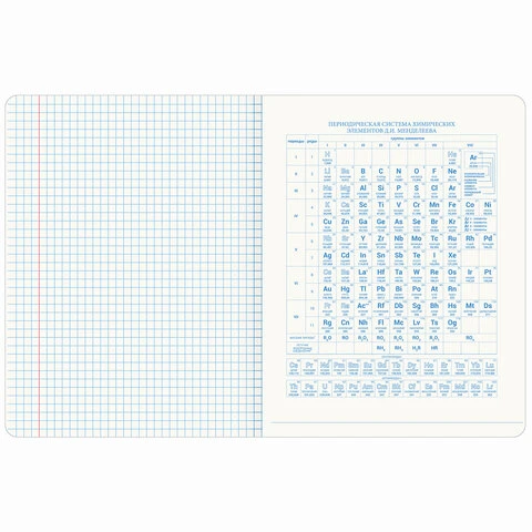 Тетрадь предметная со справочным материалом ORIGINAL 48 л., TWIN лак, ХИМИЯ,